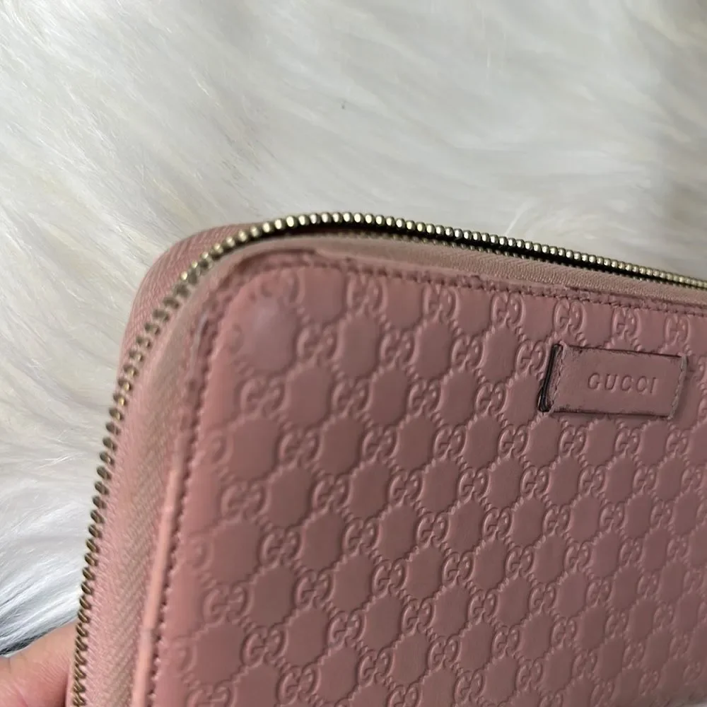 💯 Authentic Guccissima Zipped Long Wallet 🍀